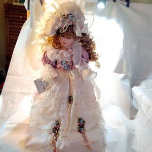 Vintage Duck House Heirloom Porcelain Doll